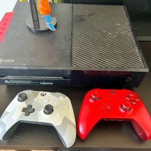 Xbox one with two controllers